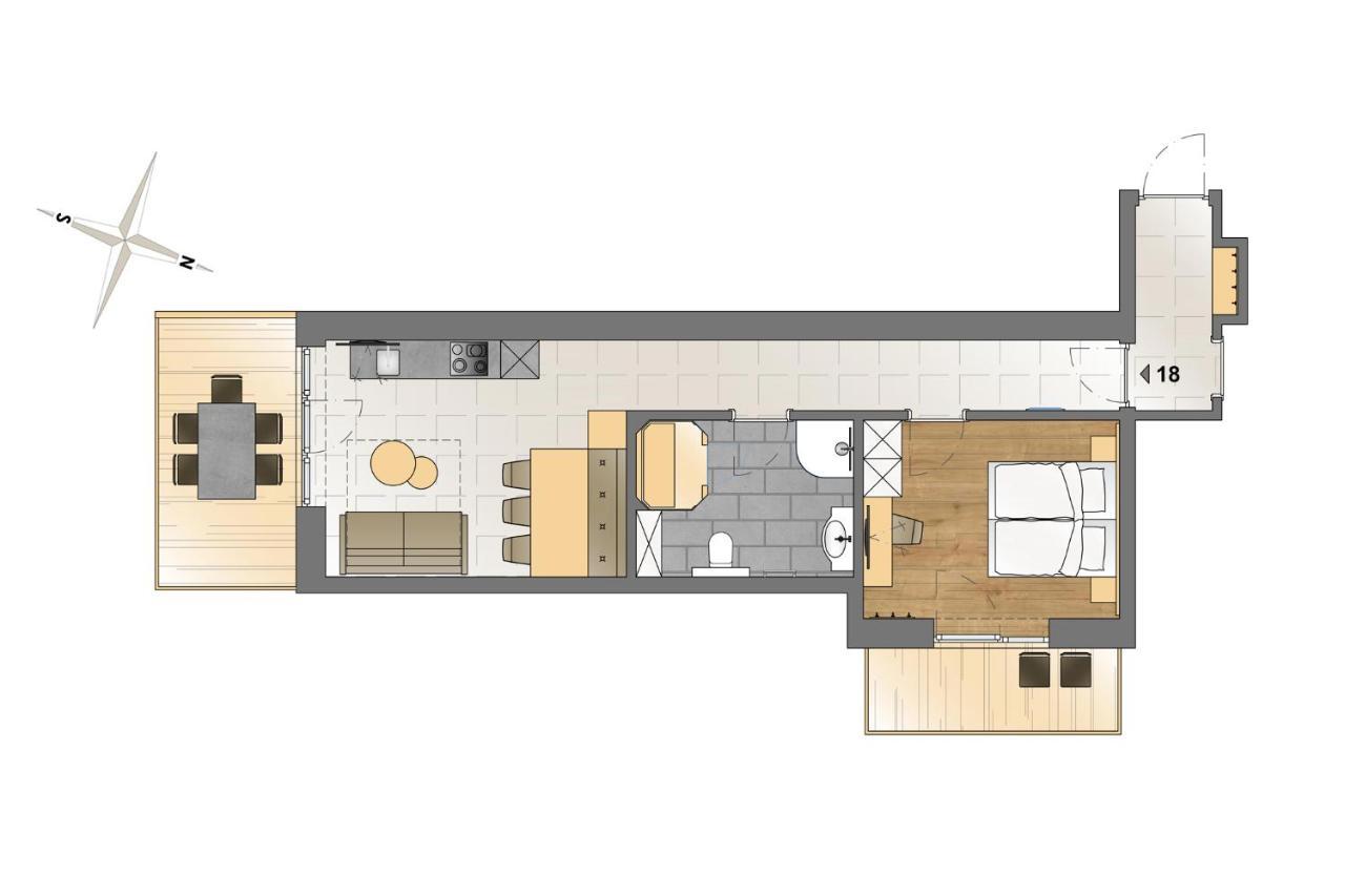 Apart-Hotel Alpinsonnenresidenz Фис Екстериор снимка